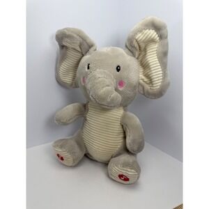 Spark Create Imagine Musical Elephant Plush Grey Corduroy Animated Toy